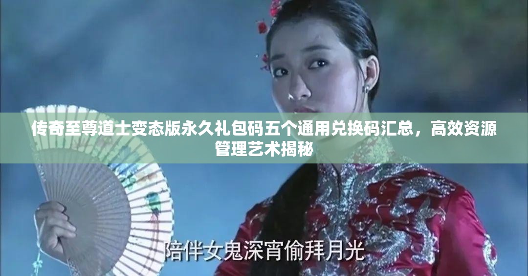 传奇至尊道士变态版永久礼包码五个通用兑换码汇总，高效资源管理艺术揭秘