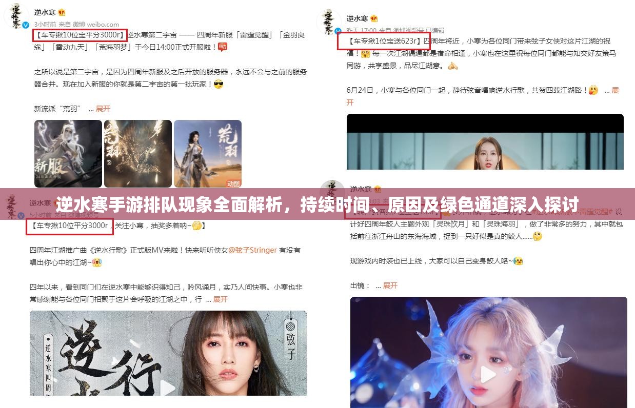 逆水寒手游排队现象全面解析，持续时间、原因及绿色通道深入探讨