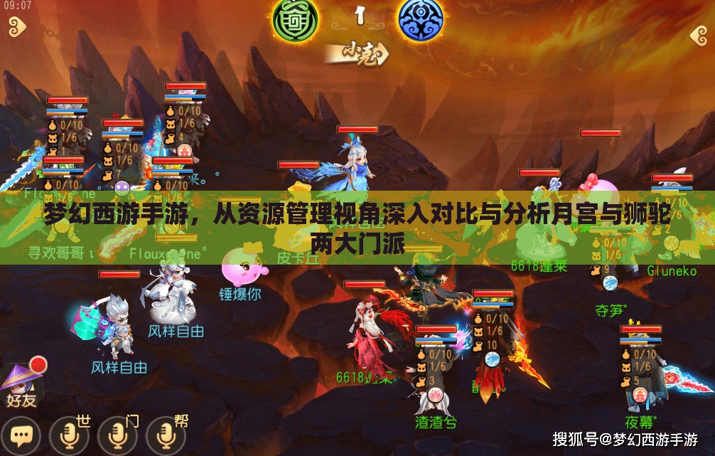 梦幻西游手游，从资源管理视角深入对比与分析月宫与狮驼两大门派