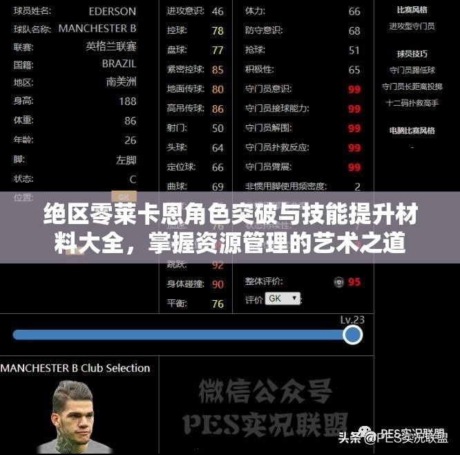 绝区零莱卡恩角色突破与技能提升材料大全，掌握资源管理的艺术之道