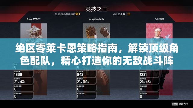 绝区零莱卡恩策略指南，解锁顶级角色配队，精心打造你的无敌战斗阵容