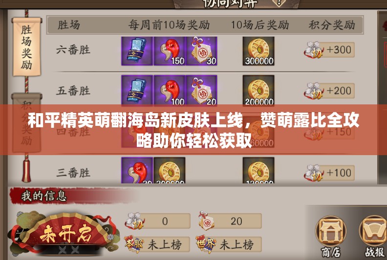 和平精英萌翻海岛新皮肤上线，赞萌露比全攻略助你轻松获取