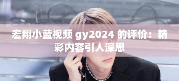 宏翔小蓝视频 gy2024 的评价：精彩内容引人深思