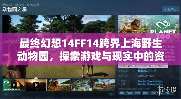 最终幻想14FF14跨界上海野生动物园，探索游戏与现实中的资源管理智慧融合