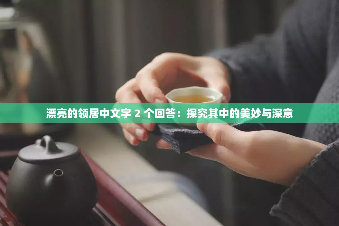 漂亮的领居中文字 2 个回答：探究其中的美妙与深意