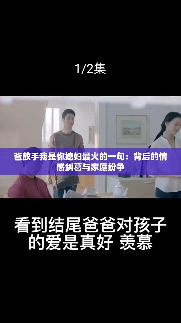爸放手我是你媳妇最火的一句：背后的情感纠葛与家庭纷争