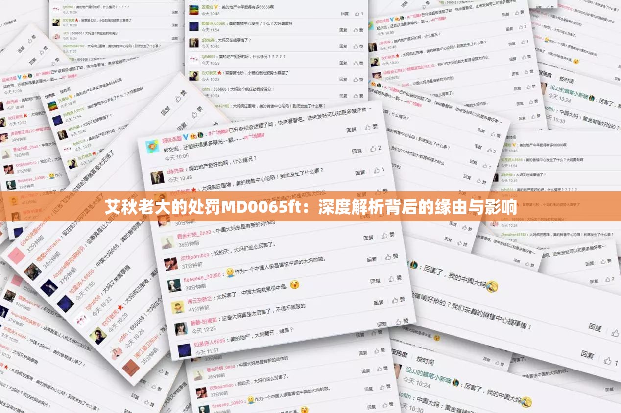 艾秋老大的处罚MD0065ft：深度解析背后的缘由与影响