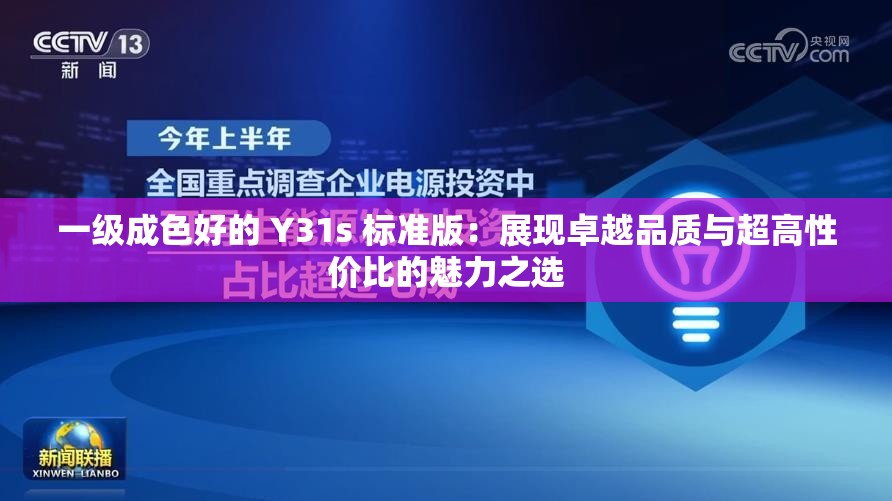 一级成色好的 Y31s 标准版：展现卓越品质与超高性价比的魅力之选
