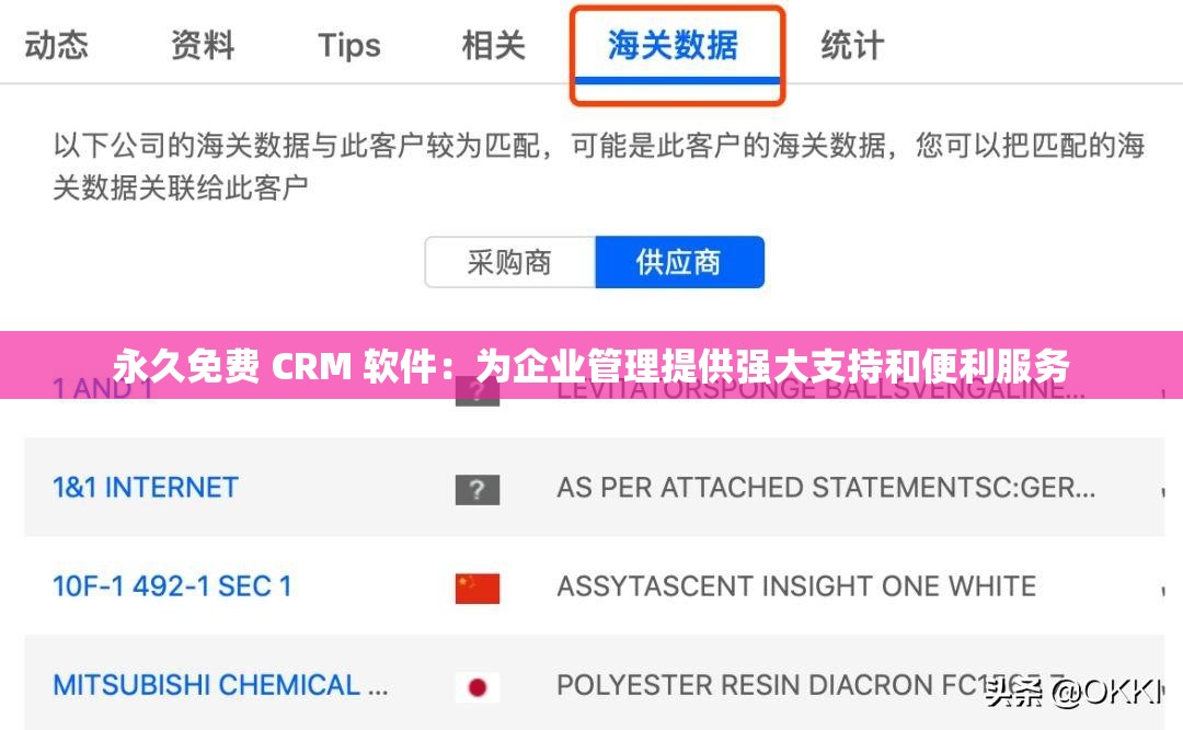 永久免费 CRM 软件：为企业管理提供强大支持和便利服务