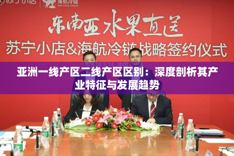 亚洲一线产区二线产区区别：深度剖析其产业特征与发展趋势