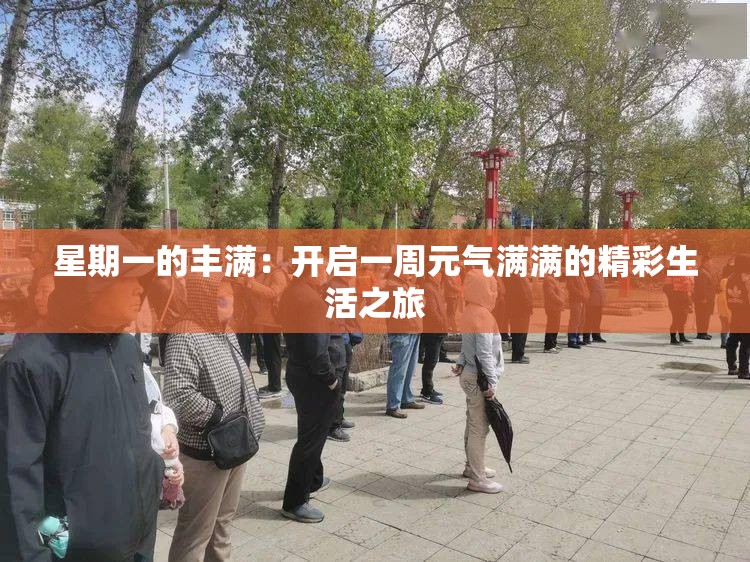 星期一的丰满：开启一周元气满满的精彩生活之旅