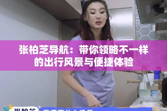 张柏芝导航：带你领略不一样的出行风景与便捷体验