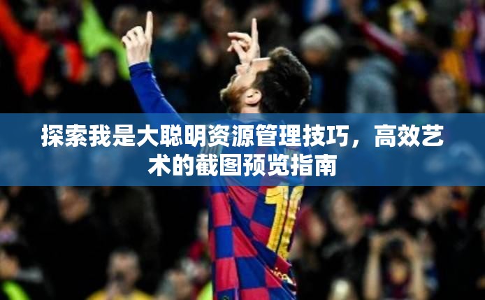 探索我是大聪明资源管理技巧，高效艺术的截图预览指南