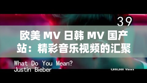 欧美 MV 日韩 MV 国产站：精彩音乐视频的汇聚之所