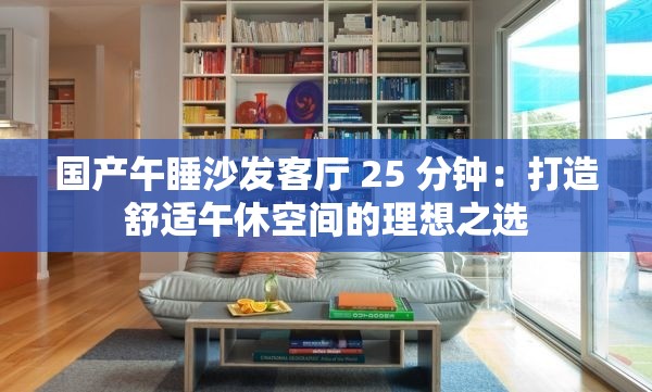 国产午睡沙发客厅 25 分钟：打造舒适午休空间的理想之选