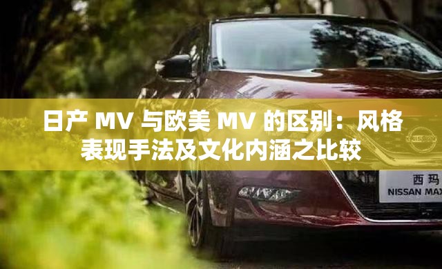 日产 MV 与欧美 MV 的区别：风格表现手法及文化内涵之比较
