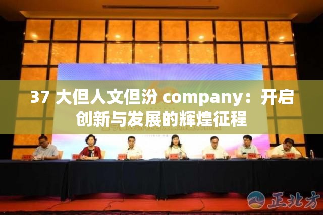 37 大但人文但汾 company：开启创新与发展的辉煌征程