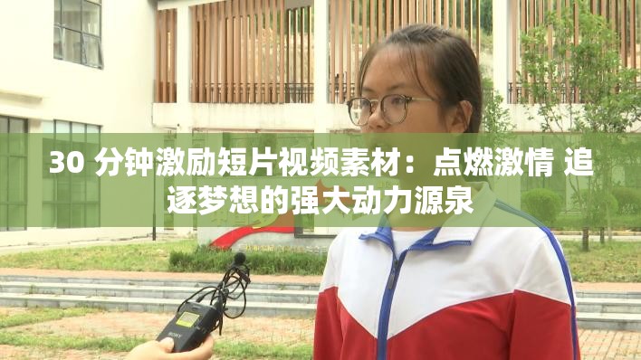 30 分钟激励短片视频素材：点燃激情 追逐梦想的强大动力源泉