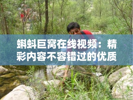 蝌蚪巨窝在线视频：精彩内容不容错过的优质视频平台