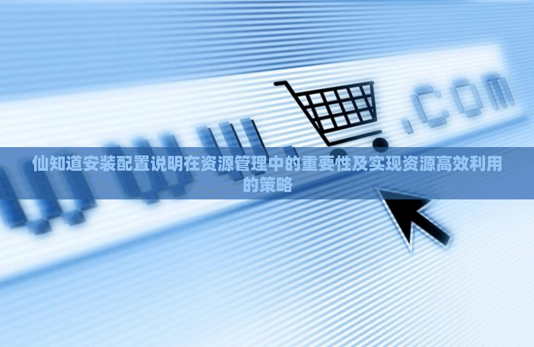 仙知道安装配置说明在资源管理中的重要性及实现资源高效利用的策略