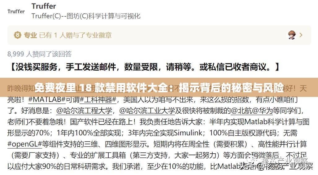 免费夜里 18 款禁用软件大全：揭示背后的秘密与风险