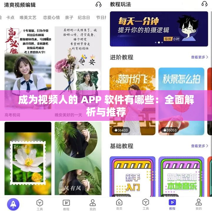 成为视频人的 APP 软件有哪些：全面解析与推荐