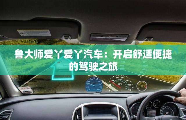 鲁大师爱丫爱丫汽车：开启舒适便捷的驾驶之旅