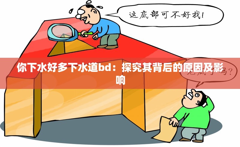 你下水好多下水道bd：探究其背后的原因及影响