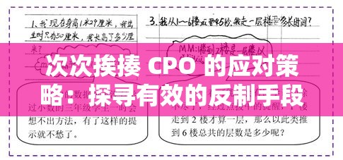 次次挨揍 CPO 的应对策略：探寻有效的反制手段与防范路径