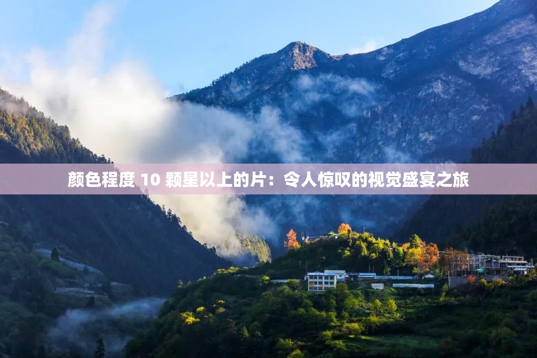 颜色程度 10 颗星以上的片：令人惊叹的视觉盛宴之旅