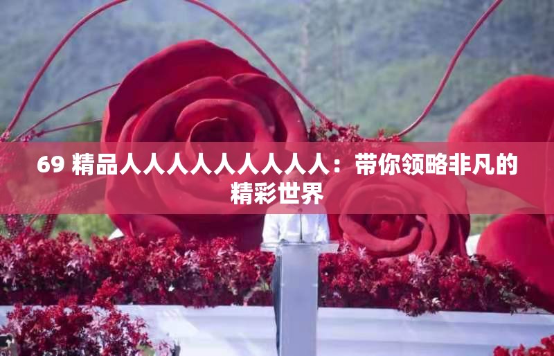 69 精品人人人人人人人人人：带你领略非凡的精彩世界