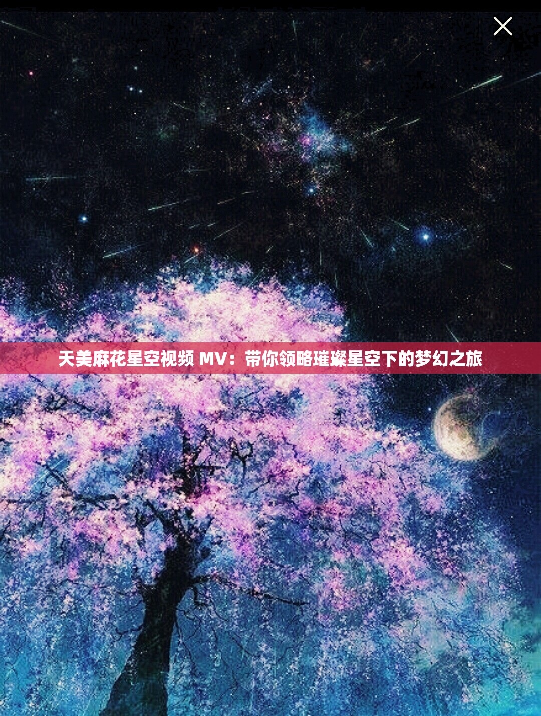 天美麻花星空视频 MV：带你领略璀璨星空下的梦幻之旅