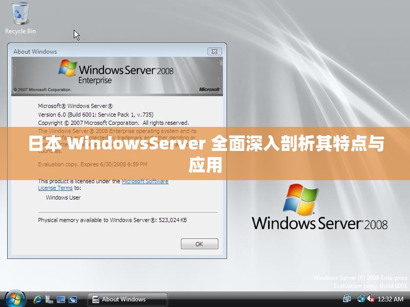日本 WindowsServer 全面深入剖析其特点与应用