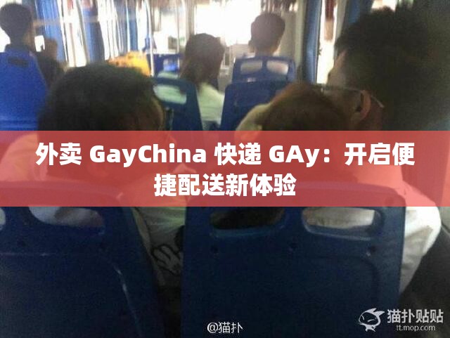 外卖 GayChina 快递 GAy：开启便捷配送新体验