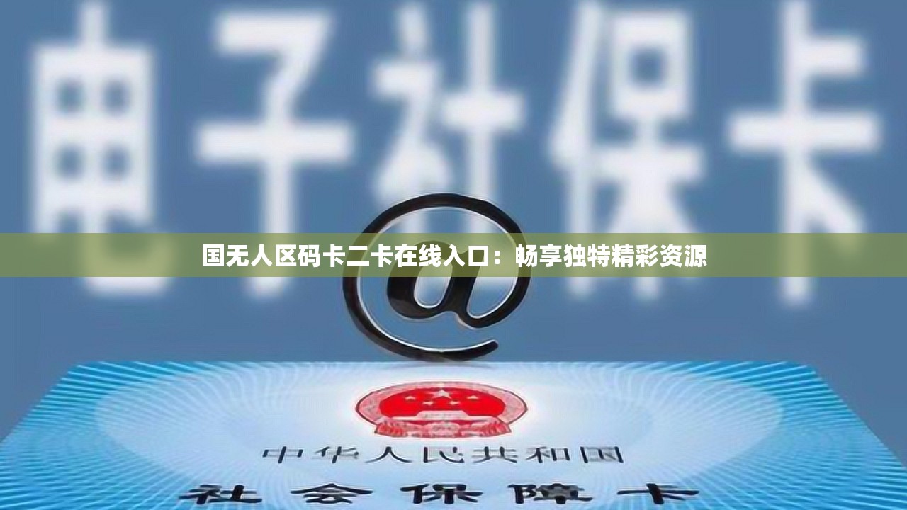 国无人区码卡二卡在线入口：畅享独特精彩资源