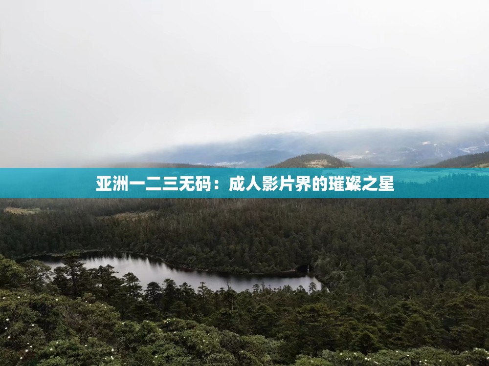 亚洲一二三无码：成人影片界的璀璨之星