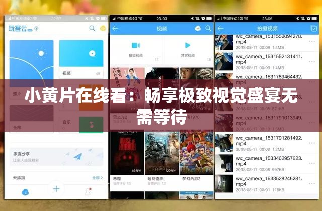 小黄片在线看：畅享极致视觉盛宴无需等待