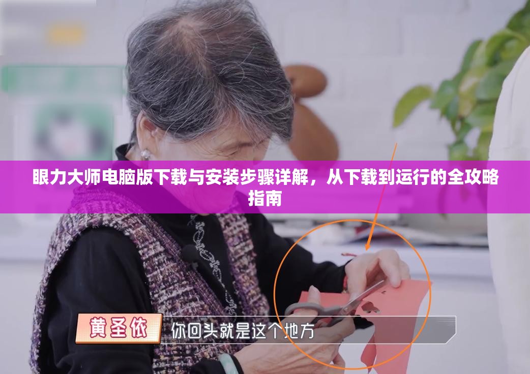 眼力大师电脑版下载与安装步骤详解，从下载到运行的全攻略指南