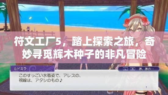 符文工厂5，踏上探索之旅，奇妙寻觅辉木种子的非凡冒险