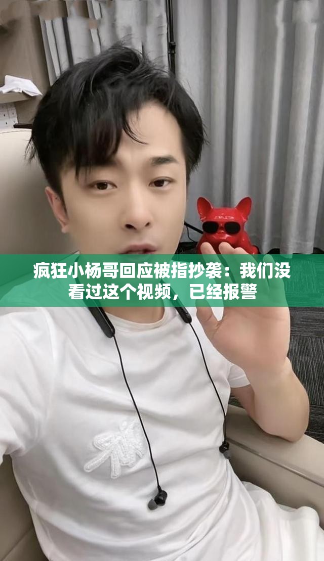 疯狂小杨哥回应被指抄袭：我们没看过这个视频，已经报警