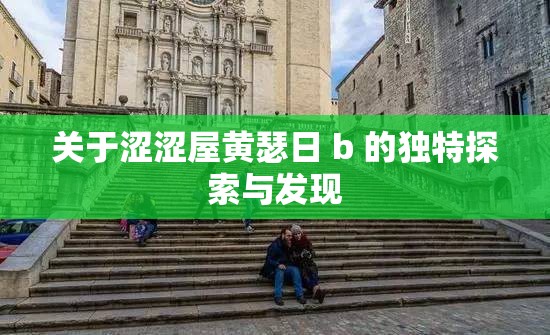 关于涩涩屋黄瑟日 b 的独特探索与发现