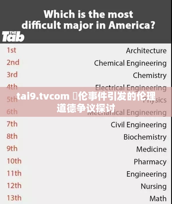 tai9.tvcom 亂伦事件引发的伦理道德争议探讨