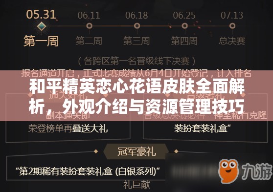 和平精英恋心花语皮肤全面解析，外观介绍与资源管理技巧详解