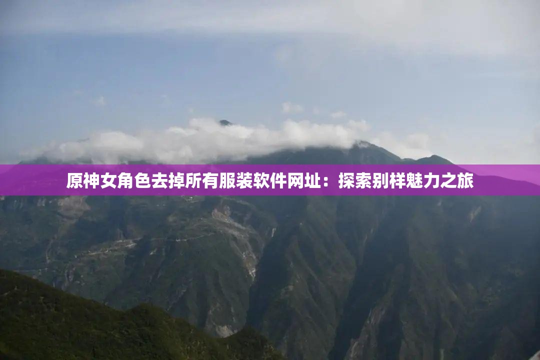 原神女角色去掉所有服装软件网址：探索别样魅力之旅