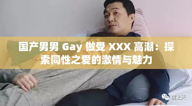 国产男男 Gay 做受 XXX 高潮：探索同性之爱的激情与魅力