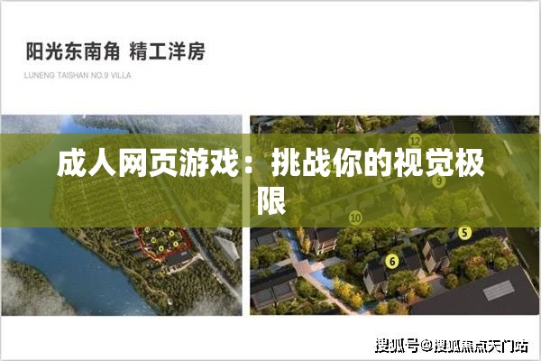 成人网页游戏：挑战你的视觉极限