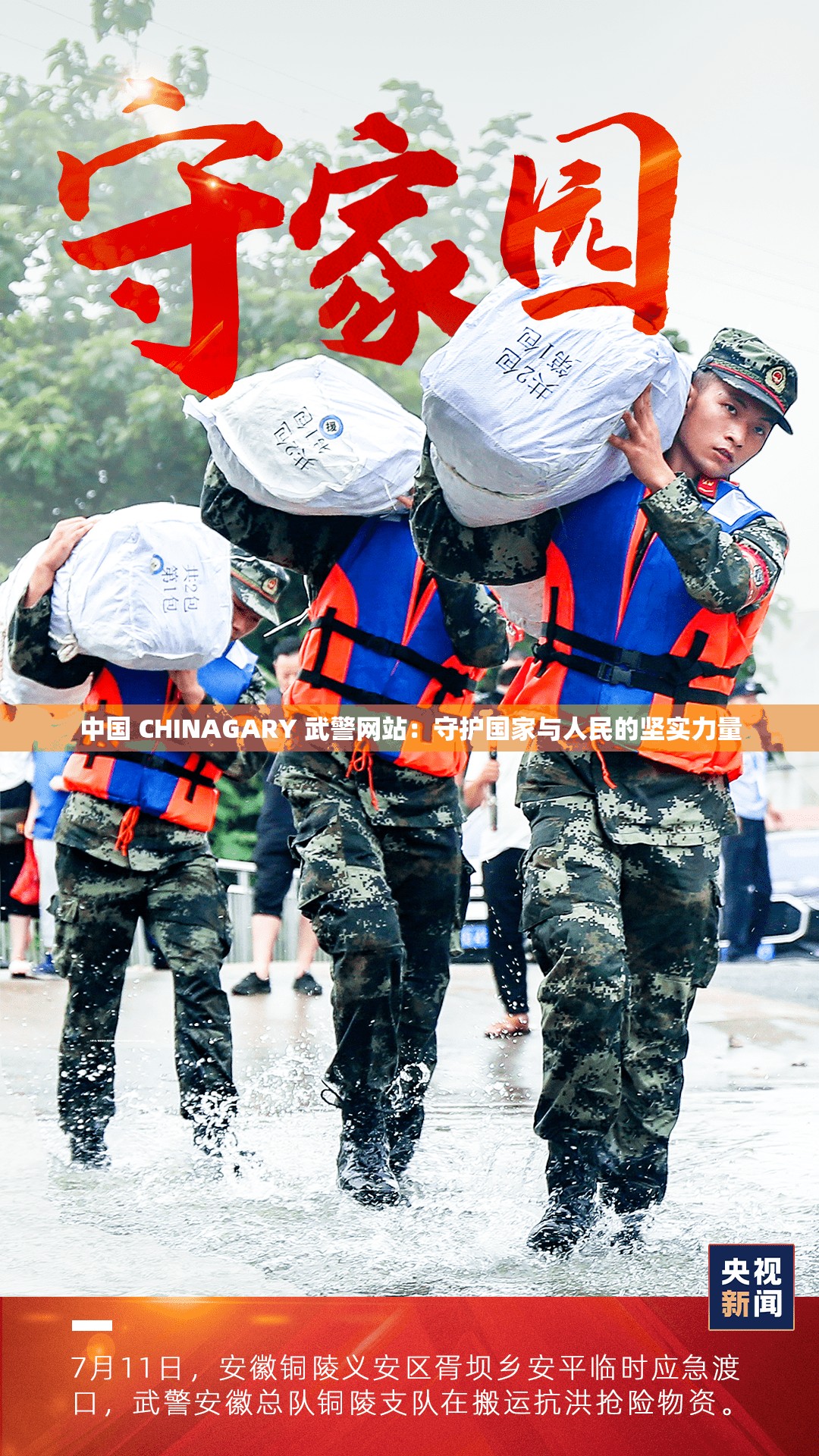 中国 CHINAGARY 武警网站：守护国家与人民的坚实力量