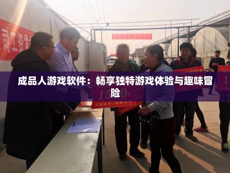 成品人游戏软件：畅享独特游戏体验与趣味冒险