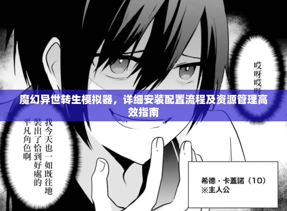 魔幻异世转生模拟器，详细安装配置流程及资源管理高效指南