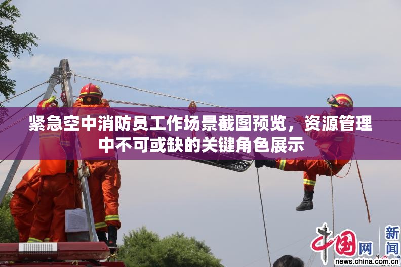 紧急空中消防员工作场景截图预览，资源管理中不可或缺的关键角色展示